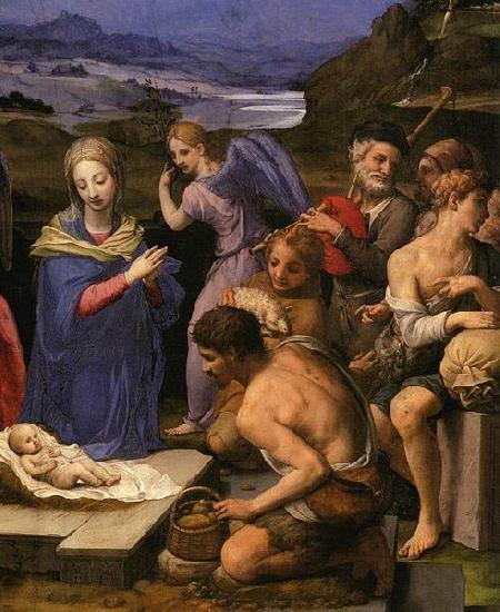 Angelo Bronzino The Adoration of the Shepherds oil painting image